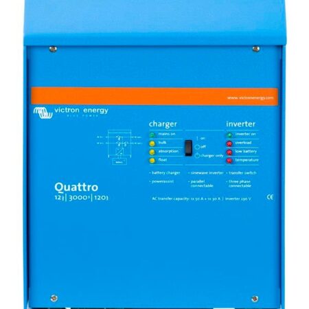 Quattro 12V/3000VA/120A-50A/50A İnverter/Charger