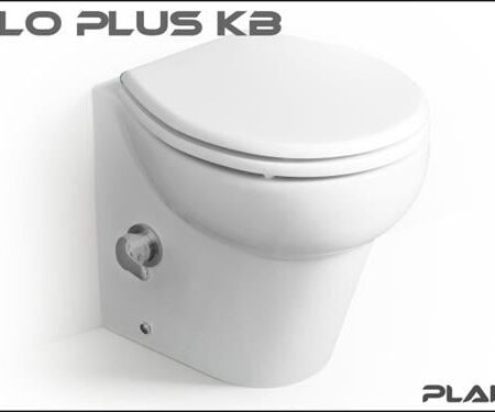 Stilo Plus 12V Beyaz Kısa Taş Taharet Kitli Tuvalet