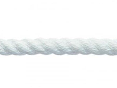 Polyester örgü halat, beyaz, 14mm