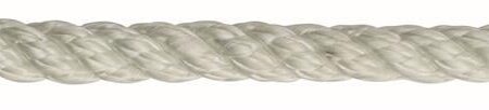 Polyester örgü halat, beyaz, 20mm