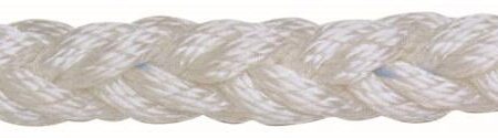 Beyaz polyester 8 kollu halat 18mm