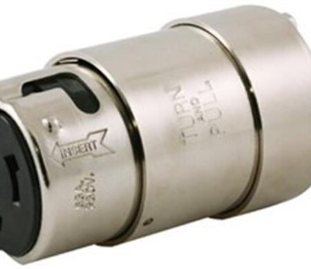 Hubbell 220V paslanmaz çelik marin fiş