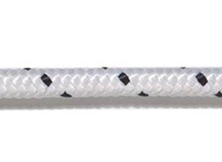 Polyester halat, beyaz üzeri mavi, 12mm