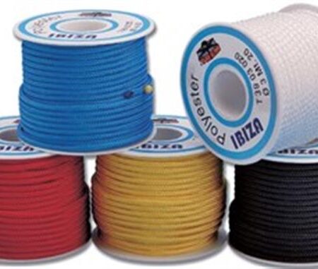Trem polyester örgü halat MAVİ 3MMX20MT